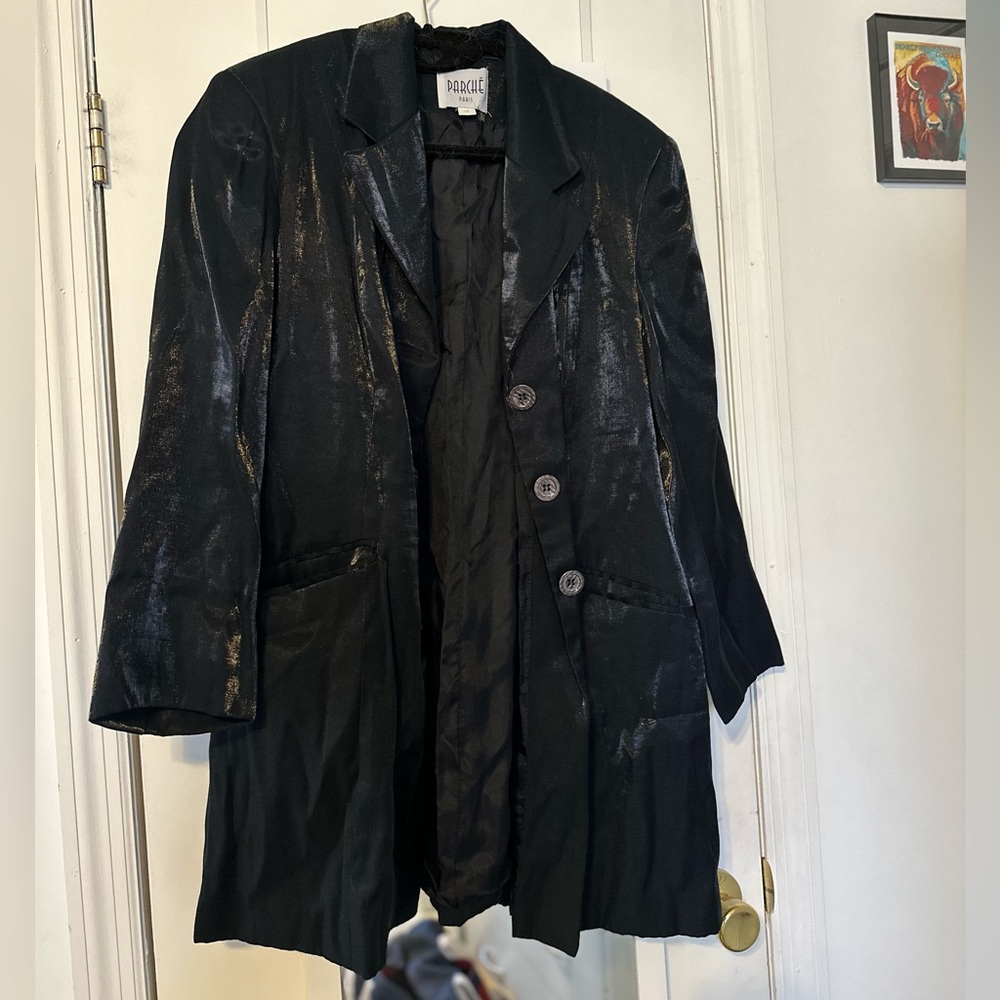 Long black blazer